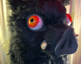 Inosuke Style Boar Mask - Dark Variant
