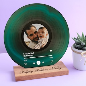 Custom Vinyl Record for Dad - Gift for Dad - Dad Birthday - Fathers Day from Kids - Personalized Dad - Dad Christmas Gift - First Time Dad