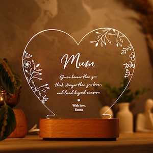 Personalisiertes Geschenk für Mama - Geschenk von Tochter Sohn - Nachdenkliches Geschenk für Mama - Erster Muttertag - Mama Geburtstagsgeschenk - Geschenkidee zum Muttertag