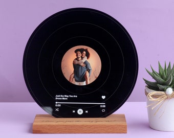 Personalized Record Display - Best Gift For Best Friend- Best Friend Gift - Friendship Gift - Best Friend Birthday Gifts - Gift for Besties