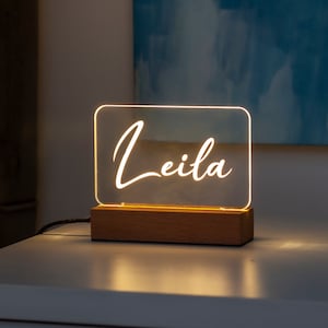 Custom Night Light - Anniversary Gifts - Gift for Auntie - Christmas Gift for Coworker - Personalized Gift - Custom Gift for Nephew & Niece