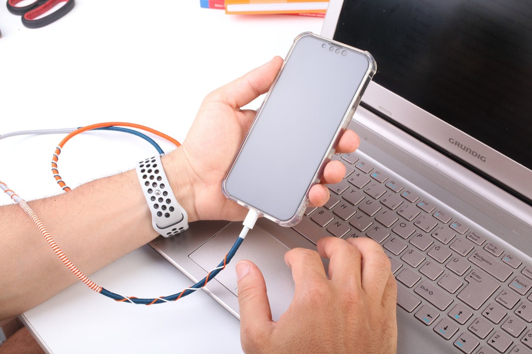 Handmade Colorful Charger Cable - Colleague Gift - Multicolor Charger ...