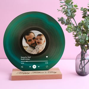 Custom Vinyl Record for Grandpa - Gift for Papa - Grandpa & Me Picture Frame - First Grandpa Gift - New Papa Gift - Grandpa Christmas Gift