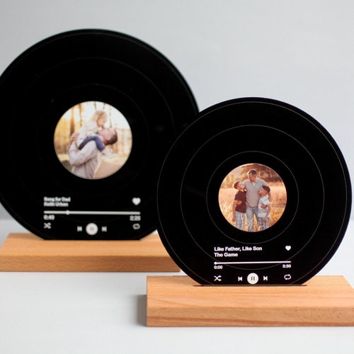 Personalized Record Display - Best Gift For Husband - Fathers Day Gift from Kids - Husband Gift - Anniversary Gift for Husband - Daddy Gift