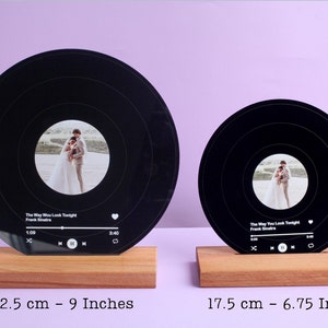 Personalized Record Display Best Gift For Best Friend Best Friend Gift Friendship Gift Best Friend Birthday Gifts Gift for Besties image 4