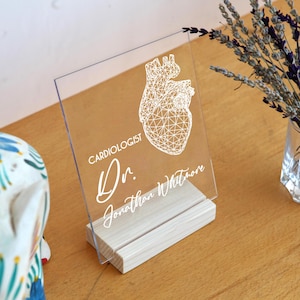 Heart Surgeon Personalized Decor - Cardiologist Gift Ideas - Unique Doctor Gift - Heart Surgery Gift - Customized Gifts for Heart Doctor