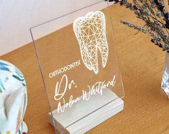 Personalized Dentist Gift - Dentist Graduation Gift - Dentist Office Sign - Doctor Gifts - Thank you Gift for Dentist - Dental Student Gift