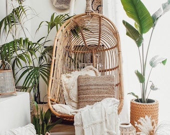 Wicker Hanging Chair - Etsy