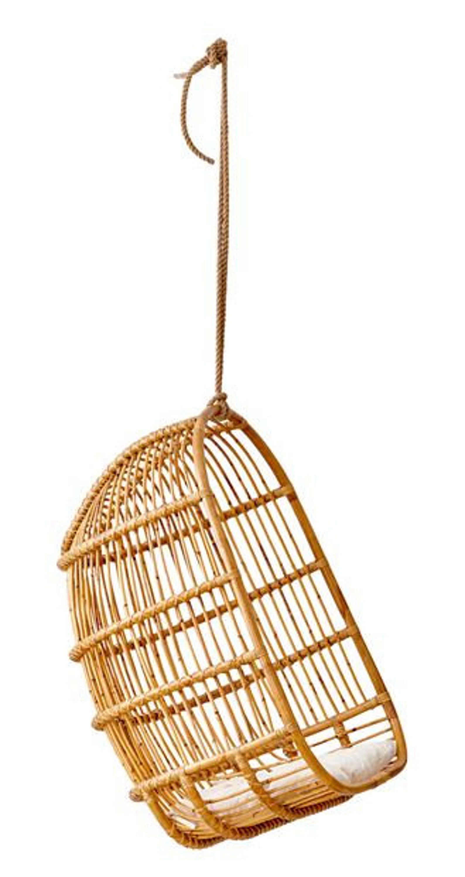 Wicker Hanging Chair Bamboo Hanging Chair Cane Rattan Etsy