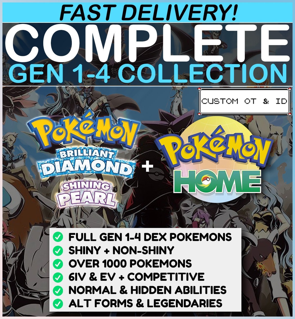 Guide: All Version Exclusive Pokemon For Pokemon Brilliant Diamond And  Shining Pearl – NintendoSoup