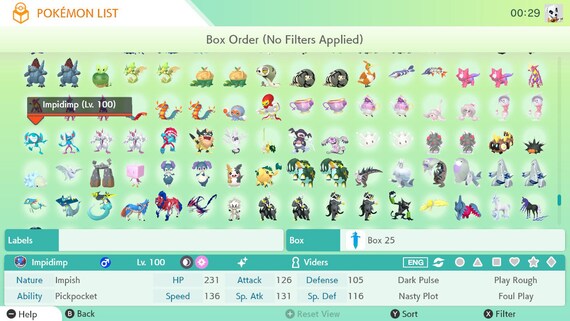 Pokemon Sword and Shield - Complete Pokedex All Pokemon Home Full Galar dex