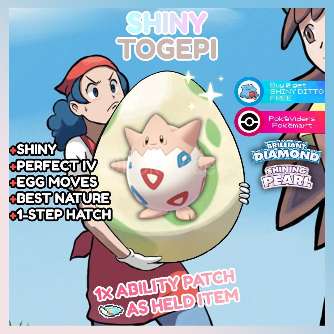 Pokemon Brilliant Diamond & Shining Pearl / Shiny Egg Togepi / 6IV