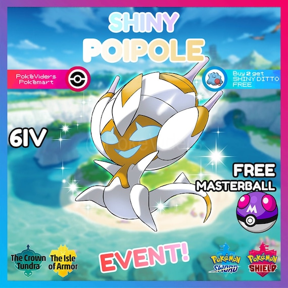 CUSTOM TEAM OF 6 SHINY PERFECT IV EV Pokemon Sword and Shield Fast Trade