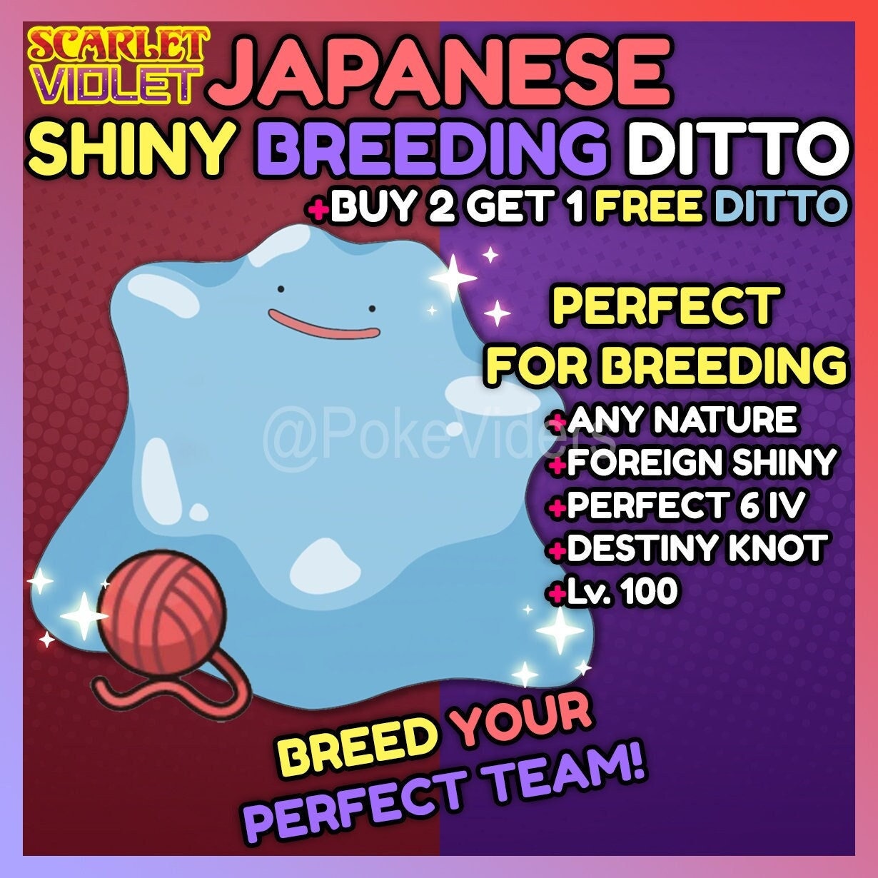 Pokemon Brilliant Diamond & Shining Pearl 6IV Shiny Pokemon / Ditto /  Custom Pokemo, Video Gaming, Gaming Accessories, In-Game Products on  Carousell