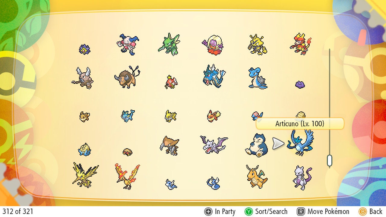 My completed lets go shiny dex : r/PokemonLetsGo