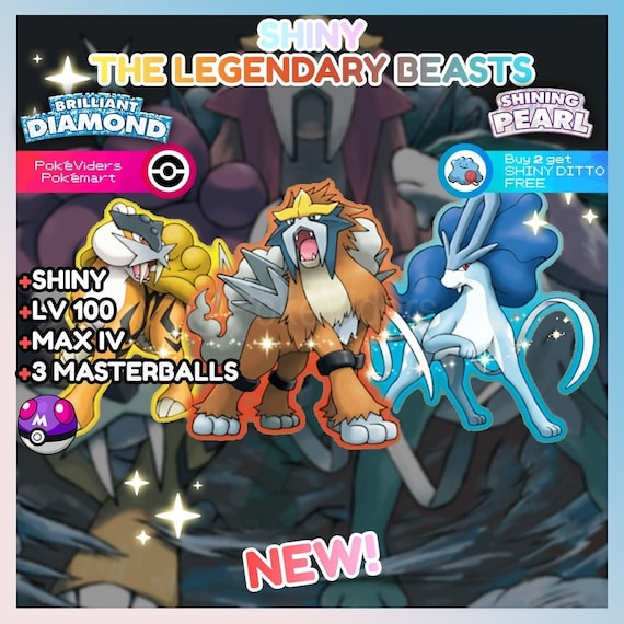  Raikou, Entei, Suicune - 3 Legendary Dogs Vinyl