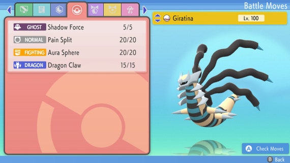 Shiny Legendary Giratina / Pokémon Brilliant Diamond and Shining