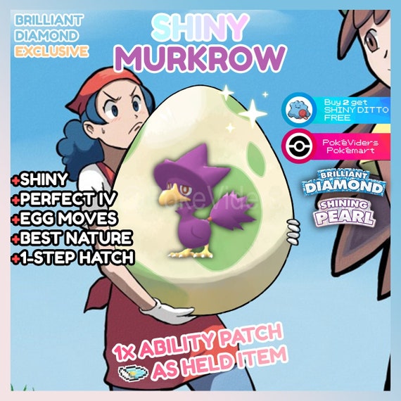 Pokemon Brilliant Diamond & Shining Pearl / Shiny Egg Murkrow -  Denmark