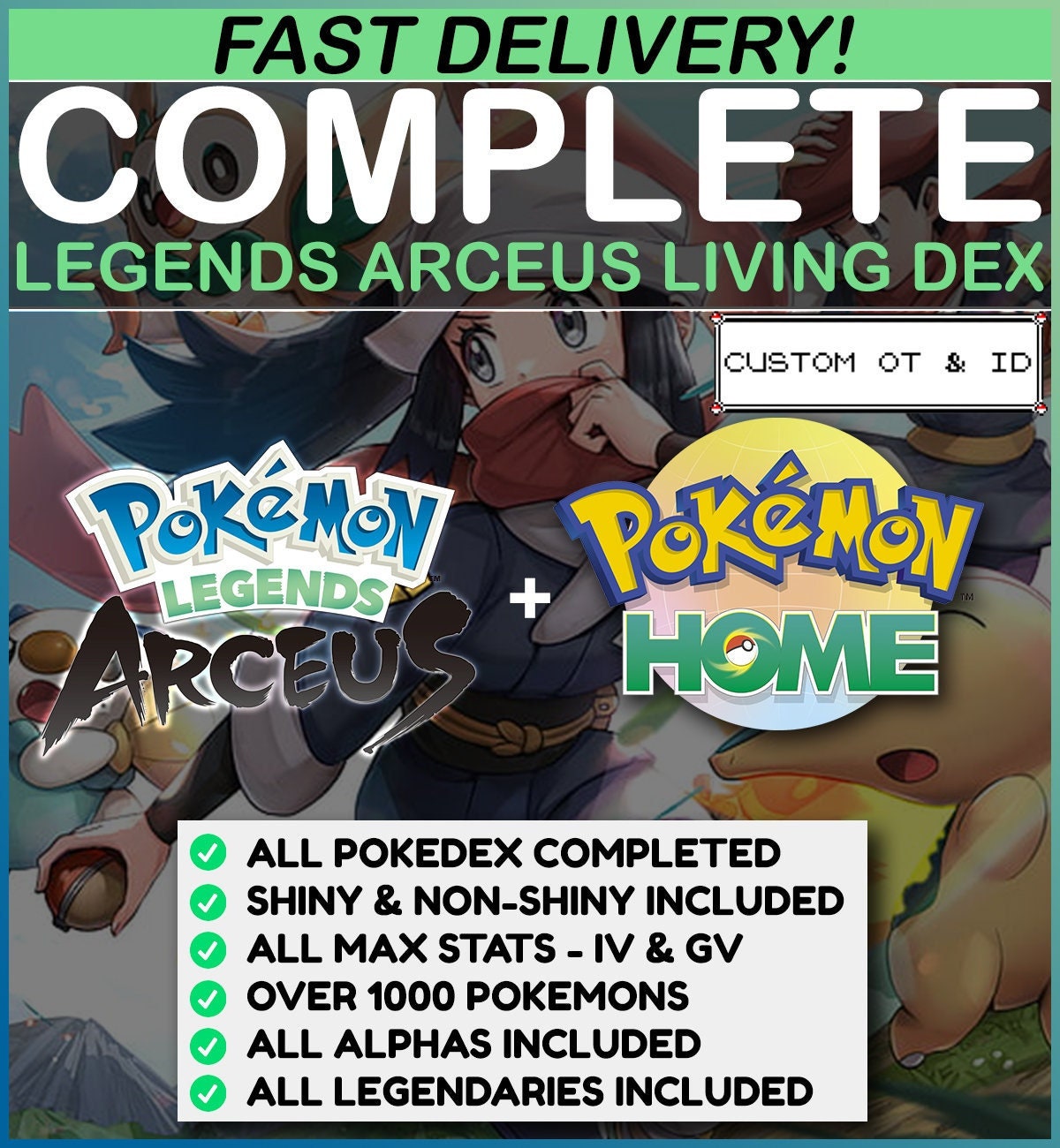 POKÉMON HOME COMPLETE Living Dex 11.800 Pokémon EUR 11,46 - PicClick ES