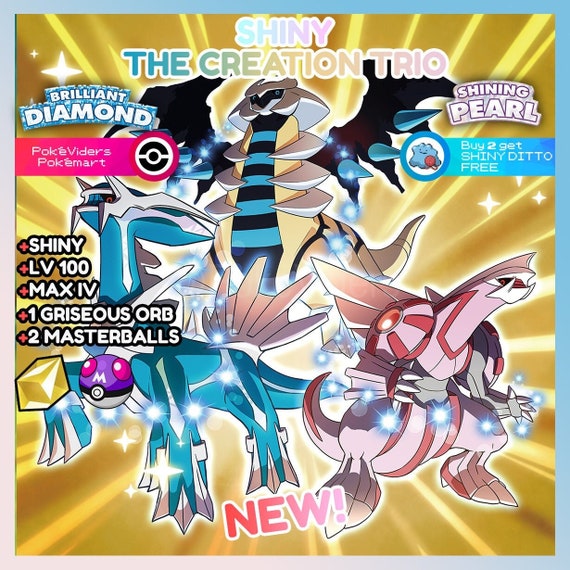 Pokemon Brilliant Diamond & Shining Pearl / Shiny Legendary 