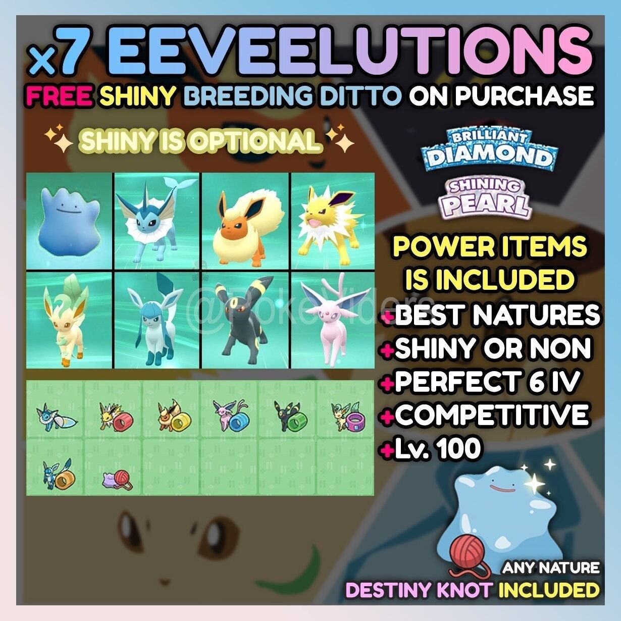 All 76 Shiny Legendary & Mythical Pokémon • Competitive • 6IVs • Level