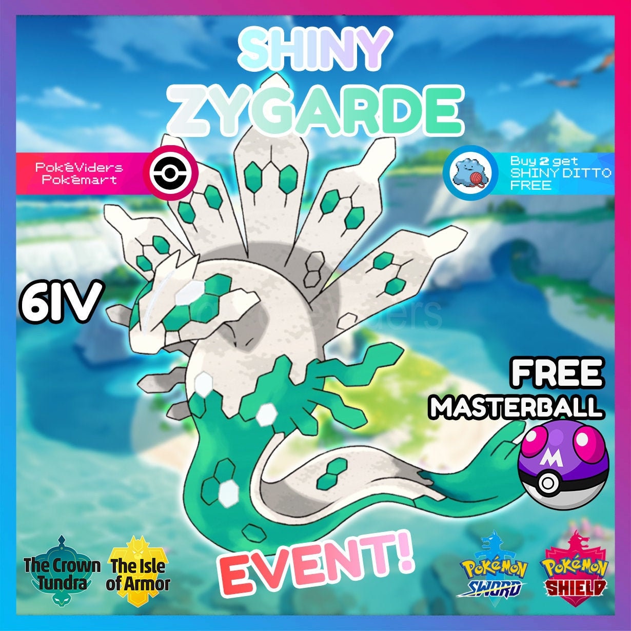 Pokemon Sword and Shield // GENESECT 6IV Events 2 Pack SHINY