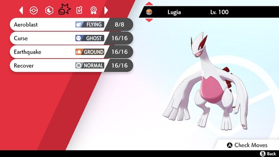 Pokemon Sword & Shield / Event Shiny Legendary Ho-oh Lugia