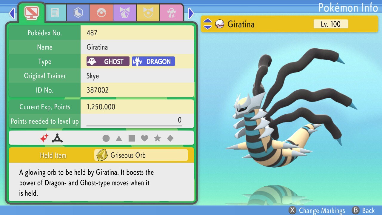 Shiny 6IV Palkia, Giratina, and Dialga Legendary Pokemon Holding Master  Balls for Sword, Shield, Brilliant Diamond, Shining Pearl, Legends Arceus,  Scarlet, and Violet - elymbmx