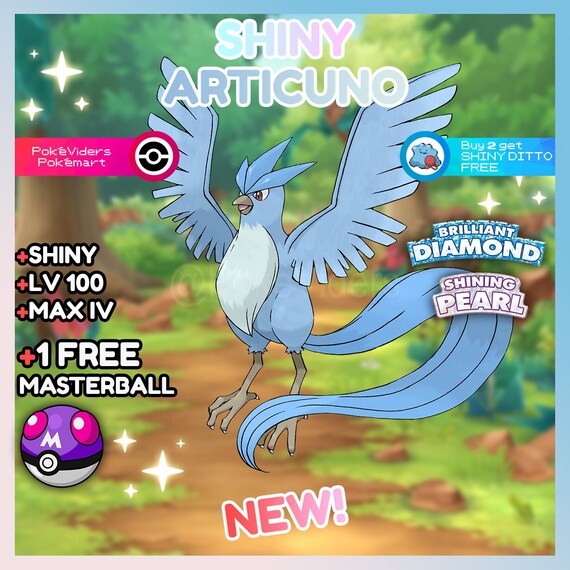 Shiny/non-shiny Articuno 6IV Brilliant Diamond/shining Pearl