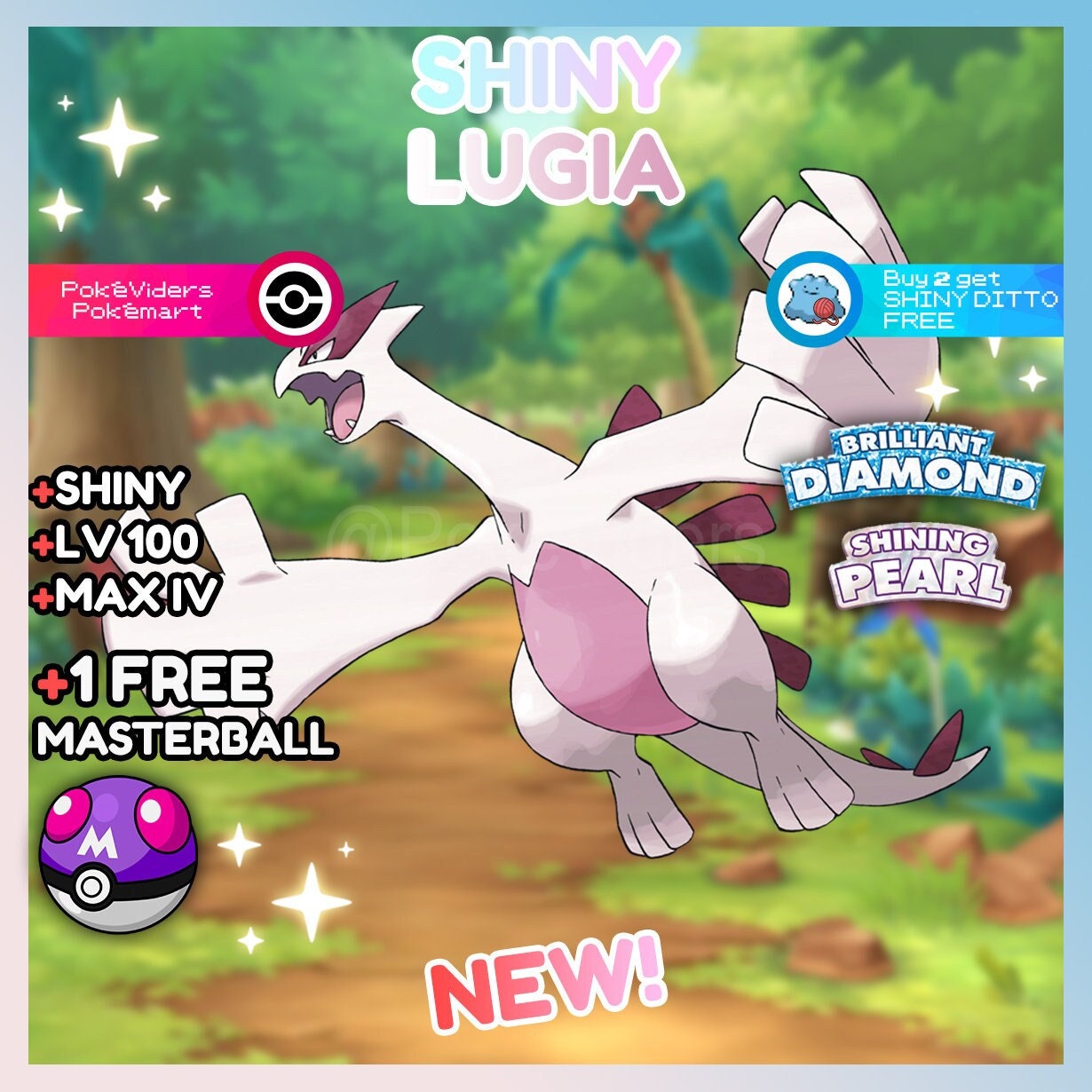 ✨ SHINY ✨ARTICUNO LEVEL 1 6IV Pokemon Brilliant Diamond Shining Pearl FAST  TRADE