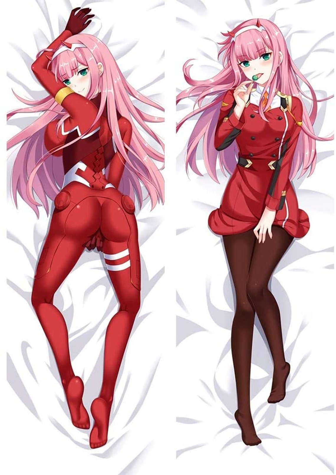 Darling In The Franxx Zero Two Sexy Anime Dakimakura Girl Body Etsy 