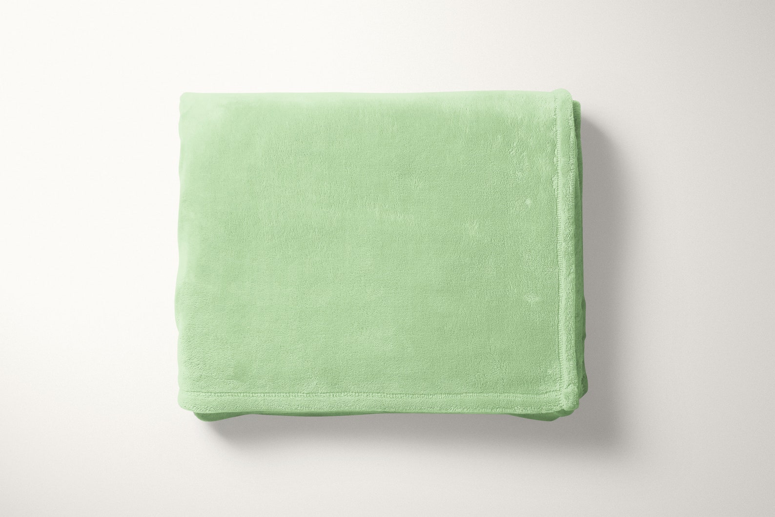 Light Green Throw Blanket 50x60 Reversible Soft Silky Etsy
