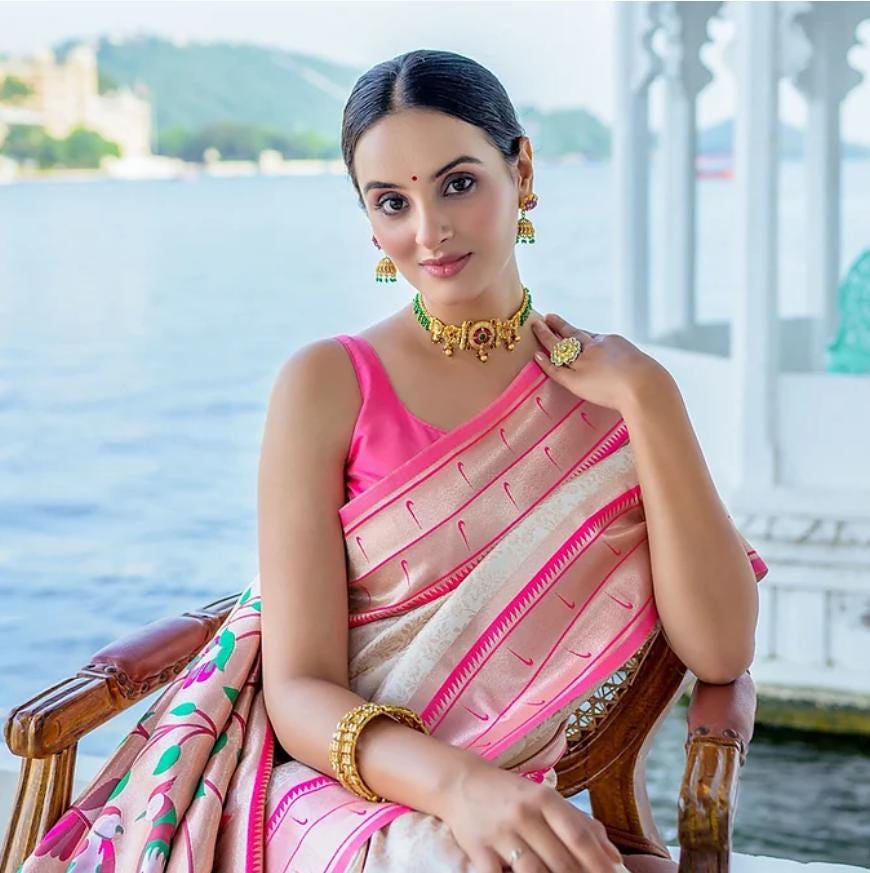 Paithani Gown - Etsy