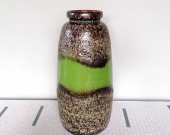 VEB HALDENSLEBEN、No. 3045B、陶器の花瓶、ヴィンテージ、東ドイツ