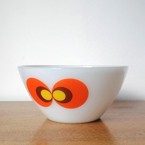 JENAER GLAS, Schott, glass bowl, 70s, vintage, Carina decor, glass bowl, pop art