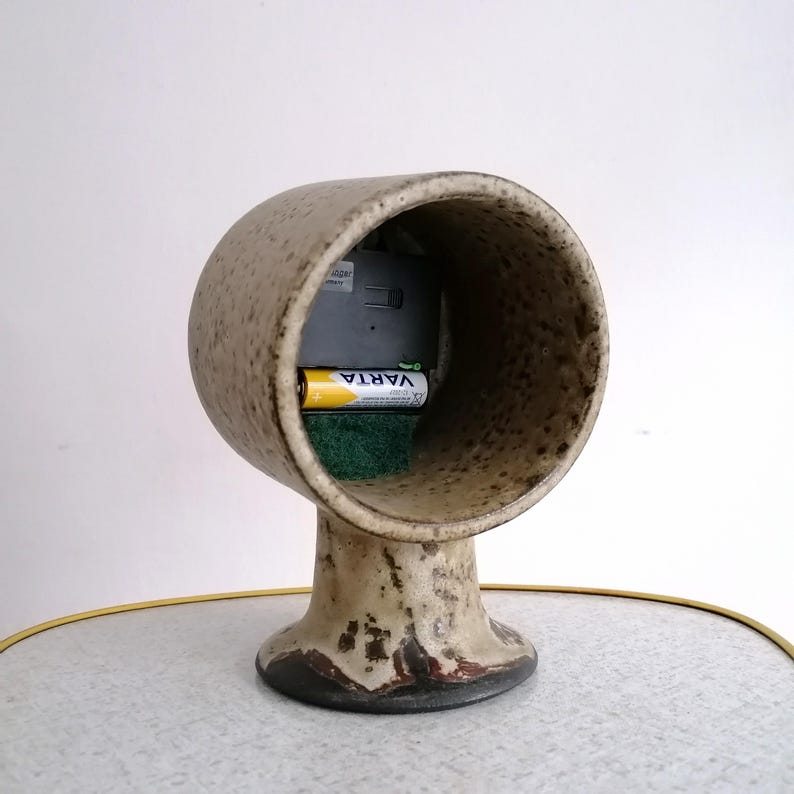 Table Clock by Hannie Mein, Ceramic, Vintage, Netherlands, 60s/70s