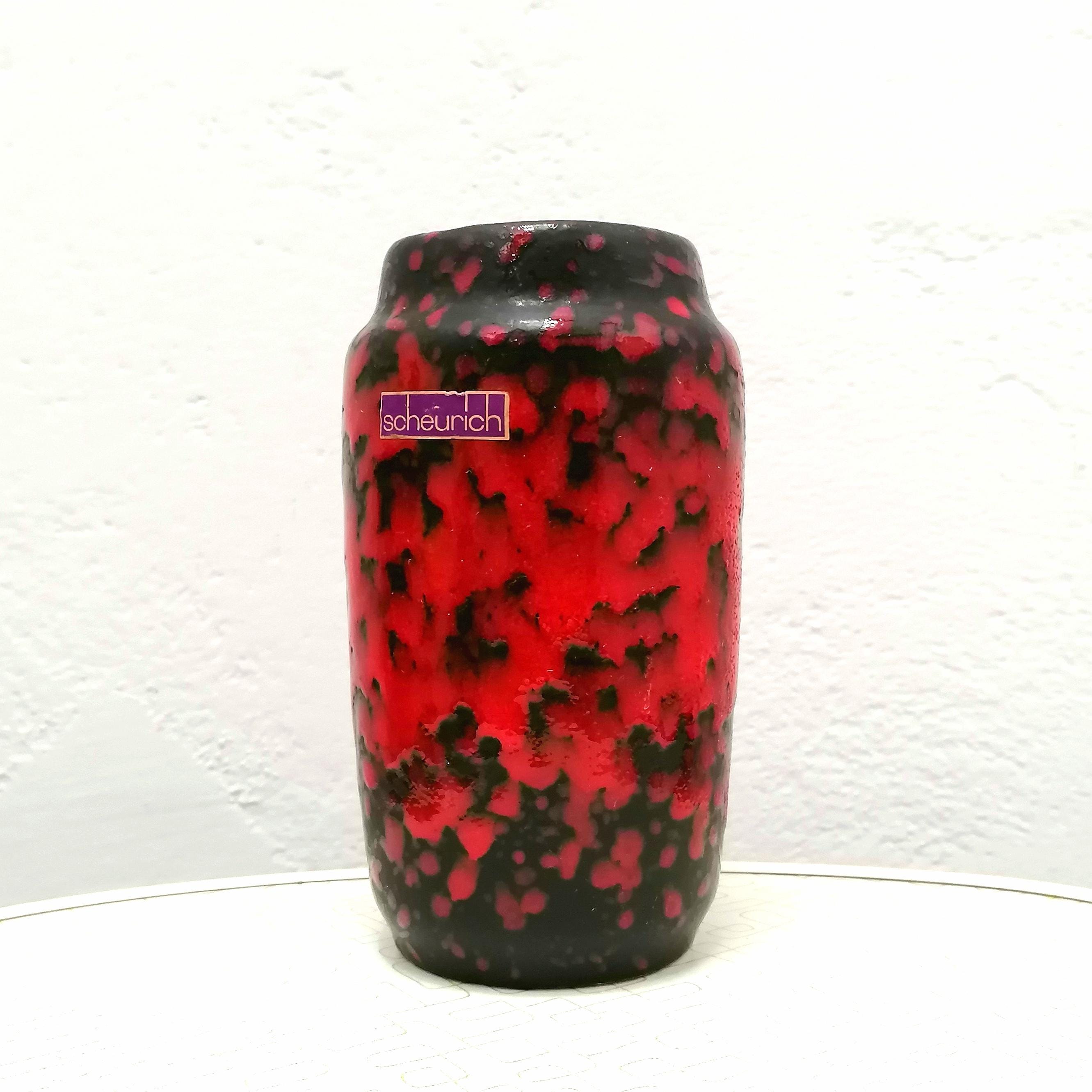 SCHEURICH Ceramics、No. 231-15、ヴィンテージ、陶器の花瓶、西ドイツ