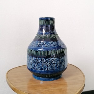 ITALICA ARS, keramische vaas, Italië, vintage, design, midden van de eeuw, kunstkeramiek
