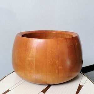 Wooden bowl, teak, bowl, vintage, mid-century, Denmark, fruit bowl, design, 60s, 70s