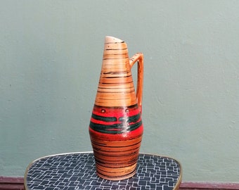 Scheurich Keramik, Vase, Design Heinz Siery, Form Number 271-22, Mid-Century, Vintage, West German Pottery