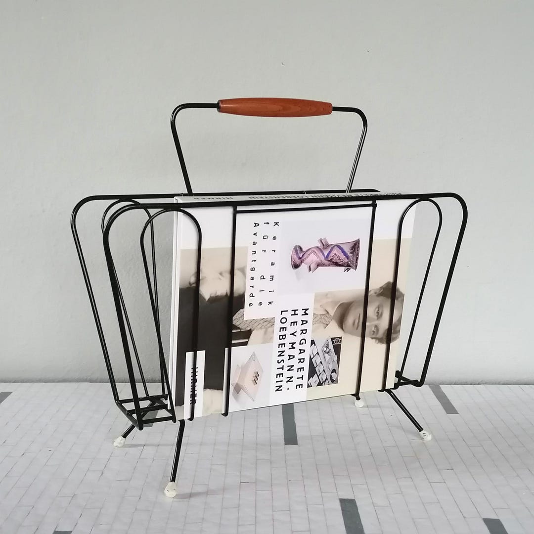 Magazine Rack, Mid-century, Vintage, String Style, Design, 50s, 60s ...