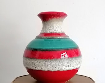 カルステンス・セラミックス、ハインツ・シーリー作、陶器の花瓶、No
