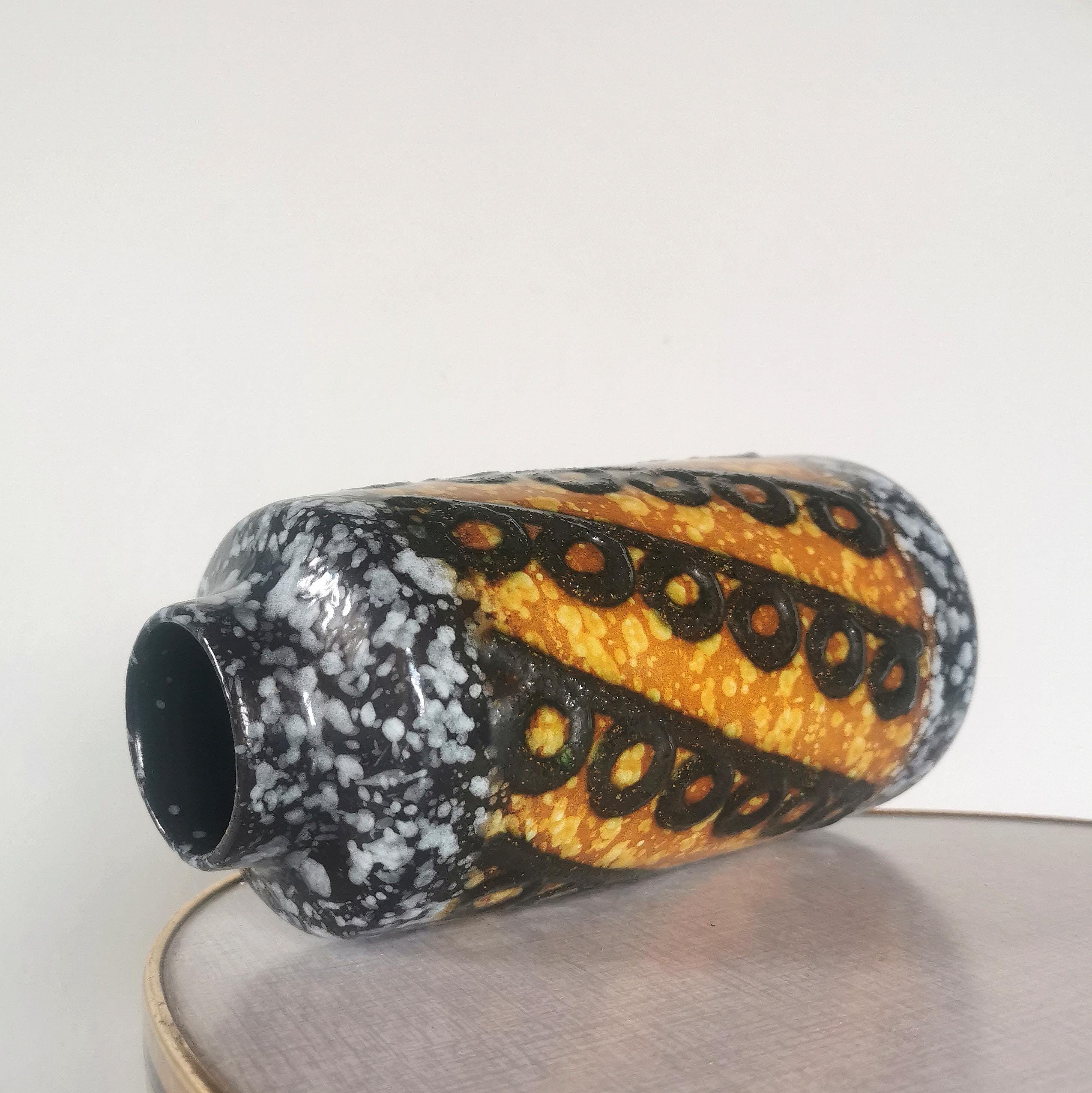 VEB HALDENSLEBEN、No. 3045B、陶器の花瓶、ヴィンテージ、東ドイツ