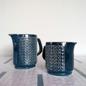 May include: A set of three ceramic mugs with a speckled, matte finish in cream, light grey, and dark grey. Each mug has a simple, minimalist design and a rounded handle.