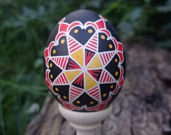 Easter egg, Ukrainian pysanka, traditional wax technique, real chicken egg, handmade collectible eggs, Christmas decoration, gift Easter