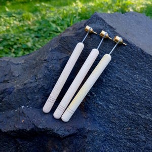 Brass Kistka Wax Pen Set – Pysanky Egg Decorating Tool, Ukrainian Easter, Wax Resist Writer, Folk Art Gift, Beginner Kit. image 6