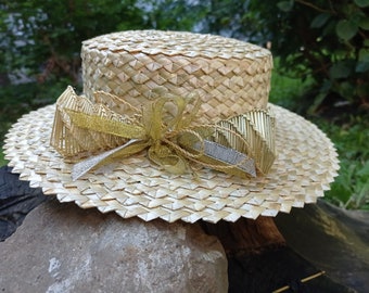 1920s Harold Lloyd Hat / Vintage 20s Yellow Yeddo Pressed | Etsy Italia