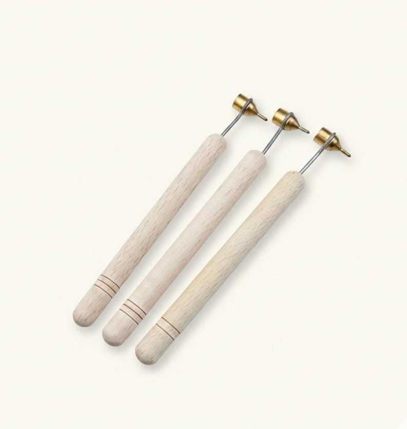 Brass Kistka Wax Pen Set – Pysanky Egg Decorating Tool, Ukrainian Easter, Wax Resist Writer, Folk Art Gift, Beginner Kit. image 15