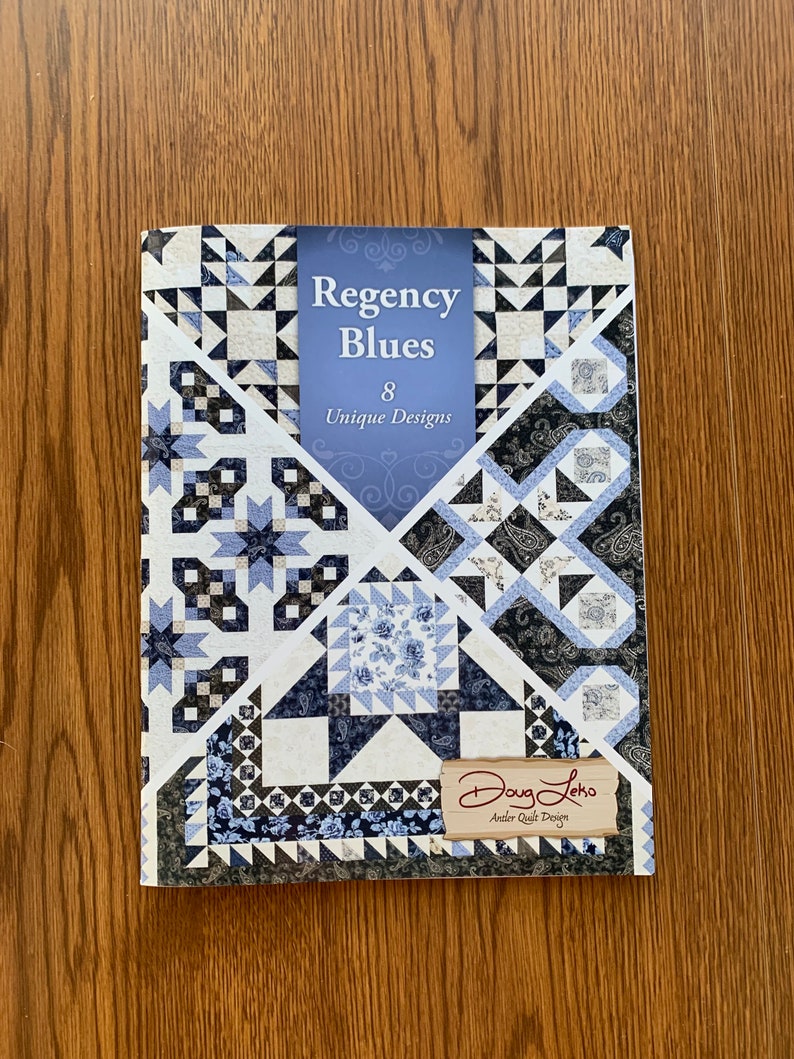 Regency Blues Quilt Kit and Book - Etsy