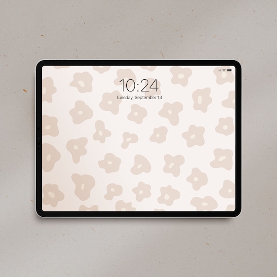 Floral Aesthetic Ipad Wallpaper Neutral Aesthetic Tablet - Etsy Finland